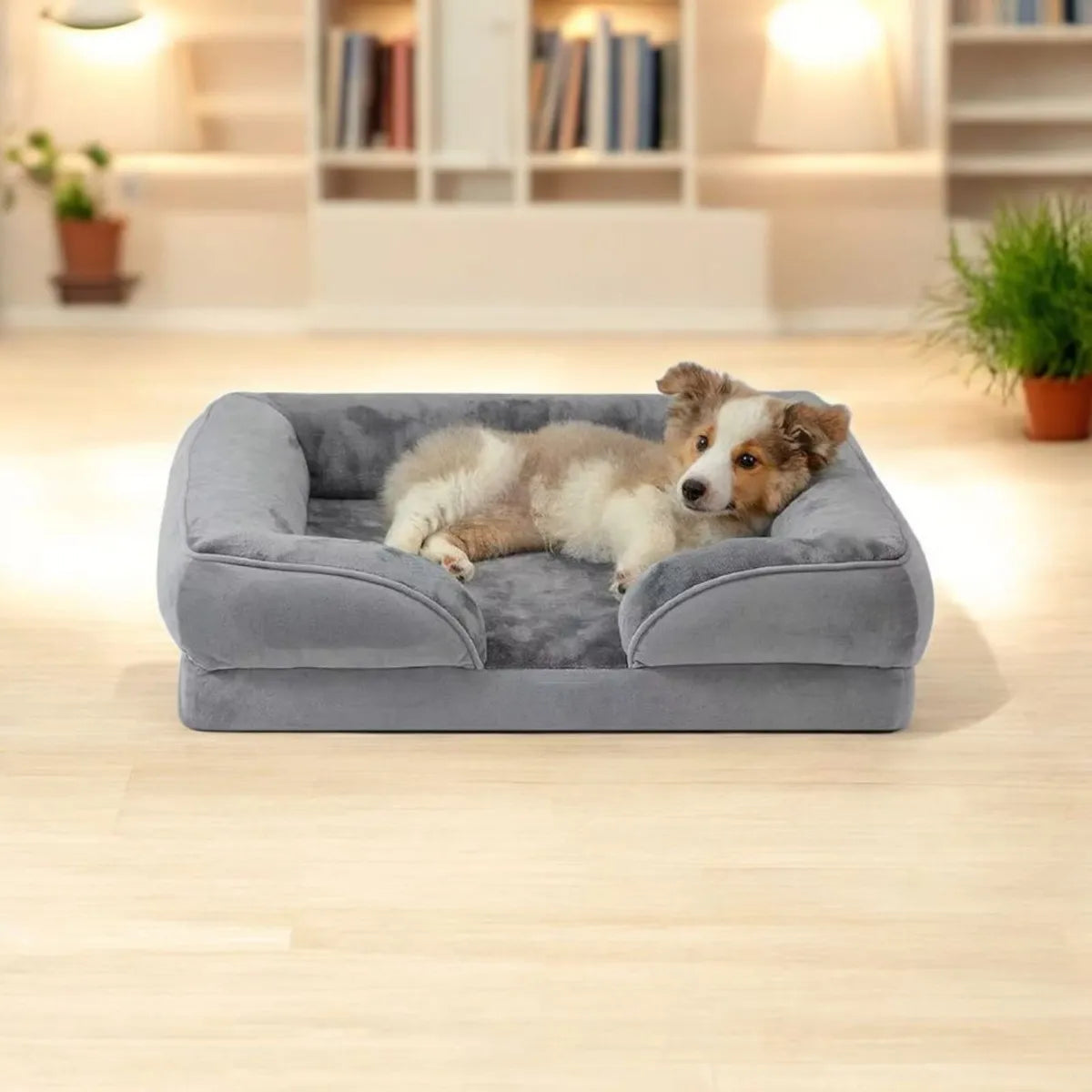 Cama Ortopédica Pet Impermeável com Espuma Alta Densidade 18cm