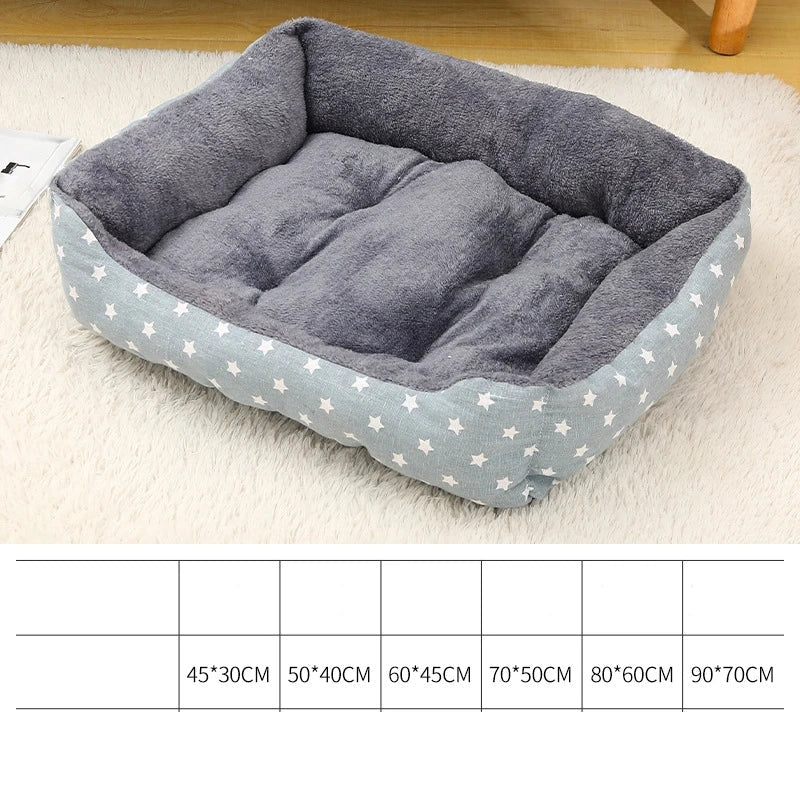 Cama Pet Ninho Inverno Acolchoada com Bordas Altas e Base Macia