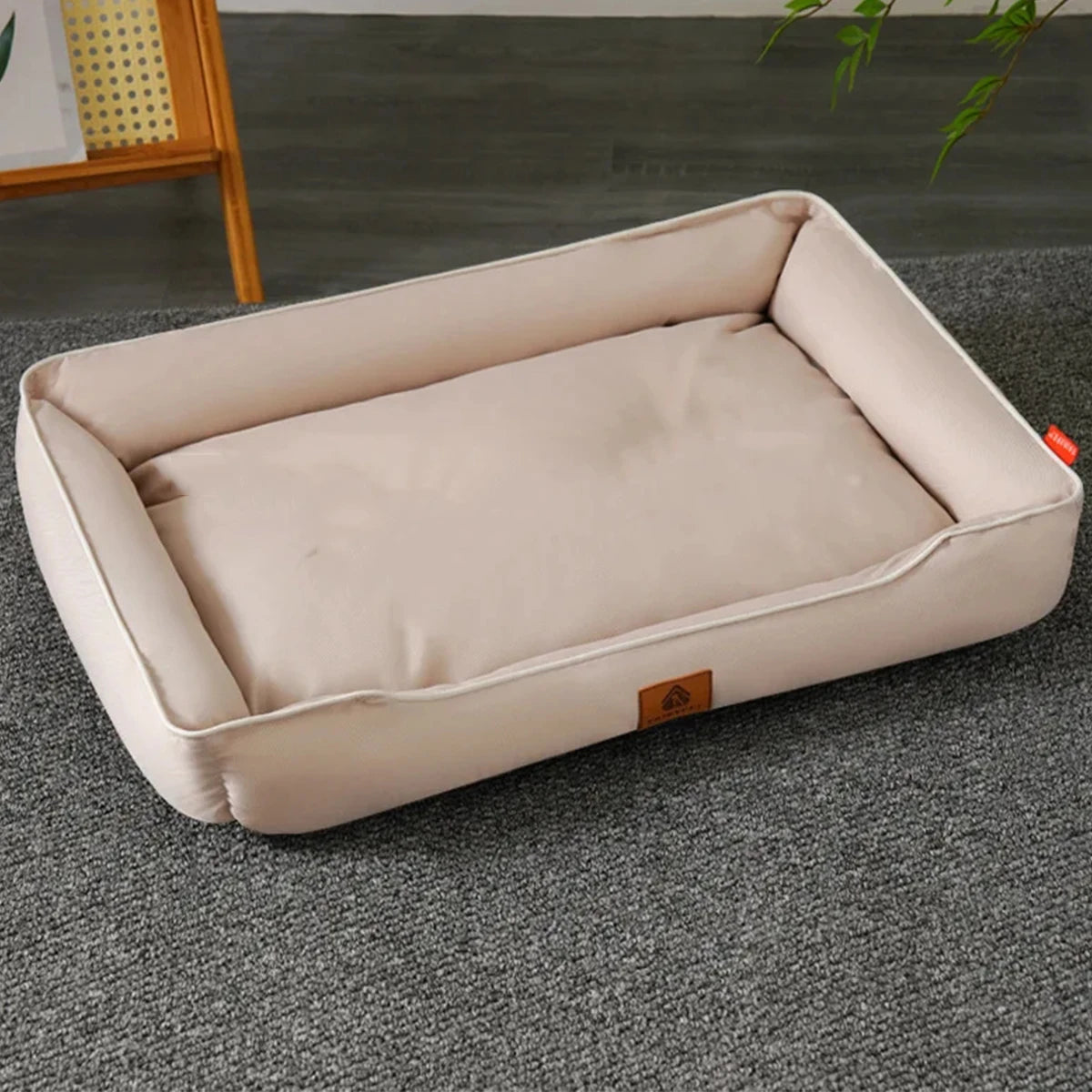 Cama Pet Impermeável 4 Estações com Bordas Altas e Base Resistente