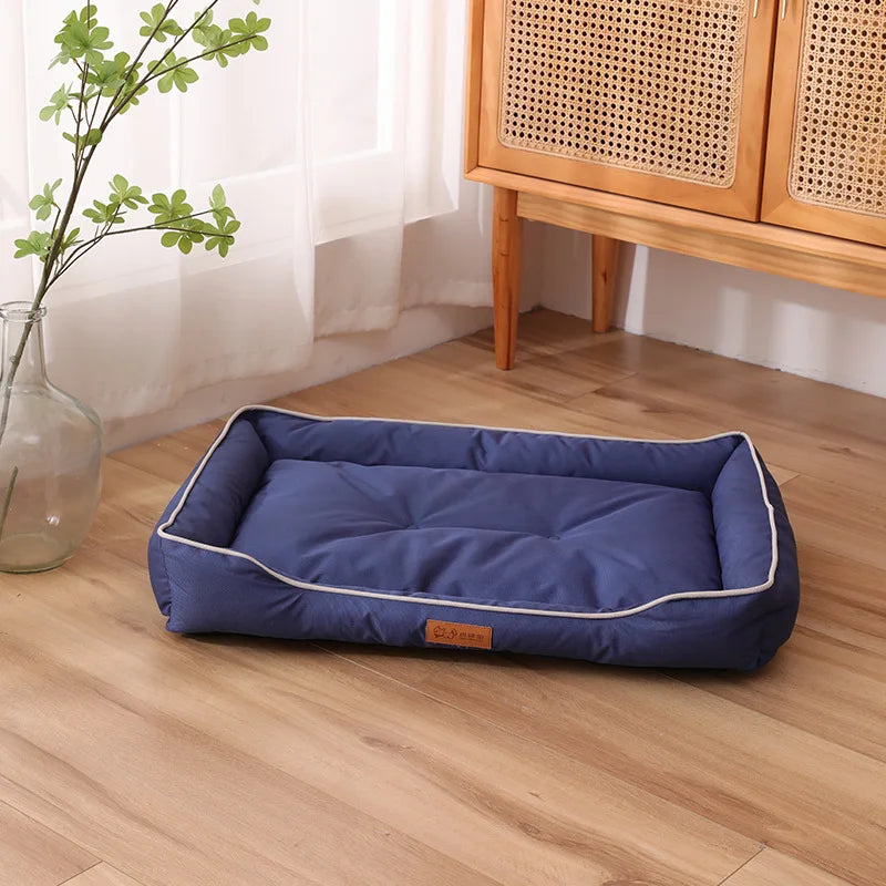 Cama Pet Impermeável 4 Estações com Bordas Altas e Base Resistente