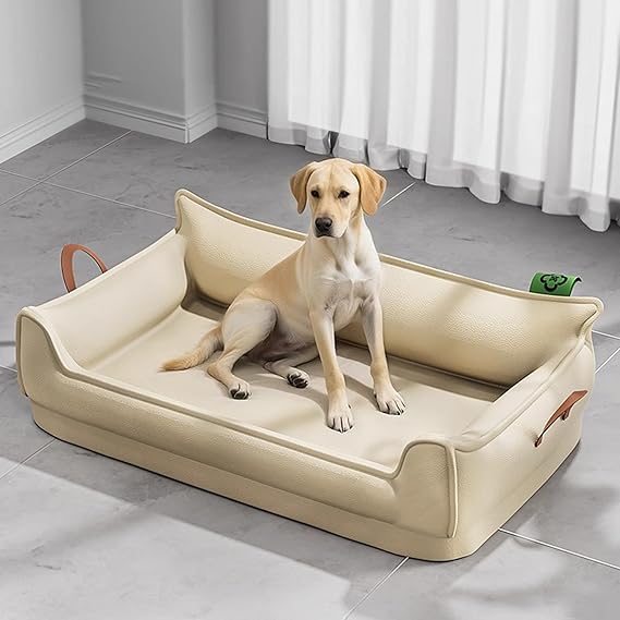 Cama Ortopédica Pet Impermeável com Base Antiderrapante