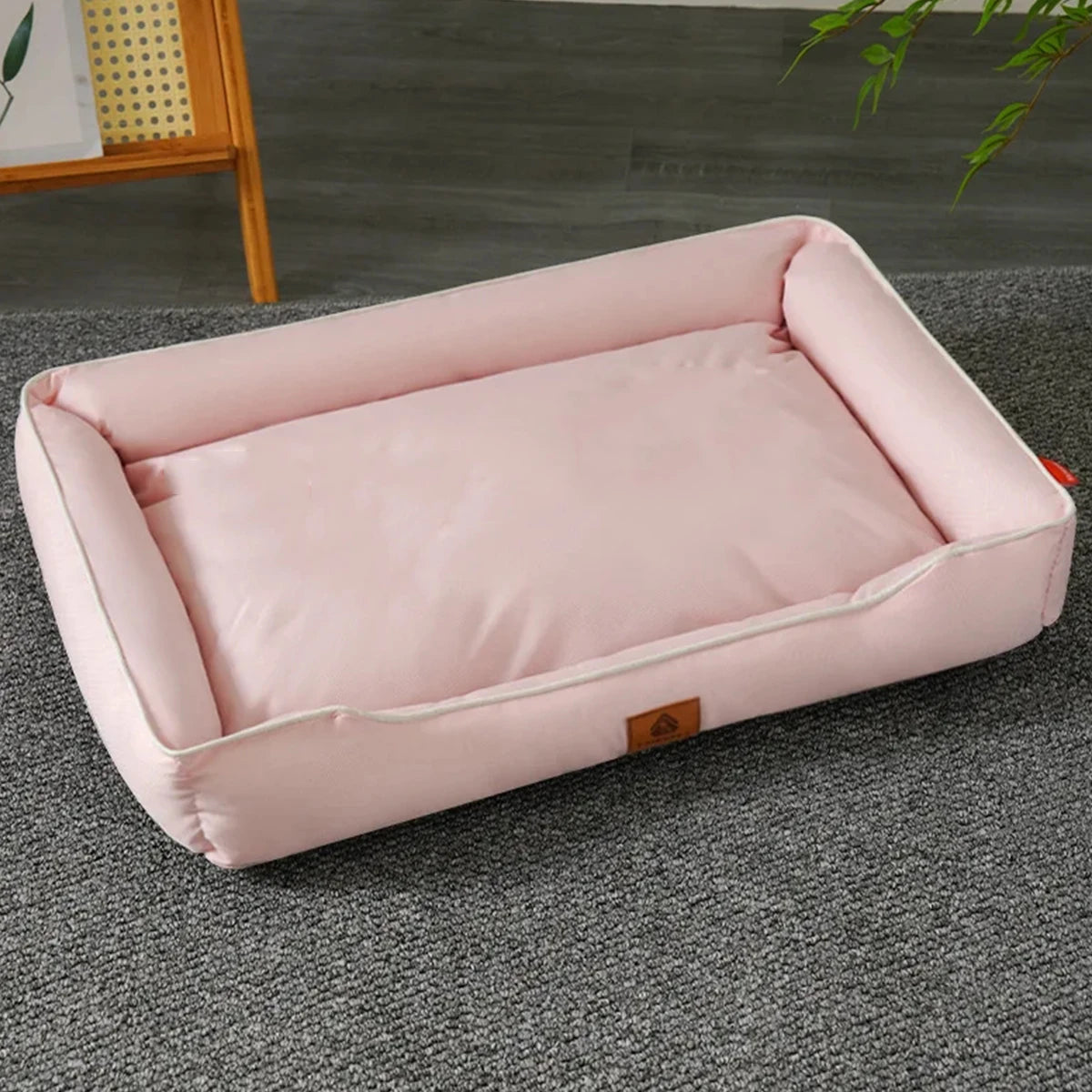 Cama Pet Impermeável 4 Estações com Bordas Altas e Base Resistente