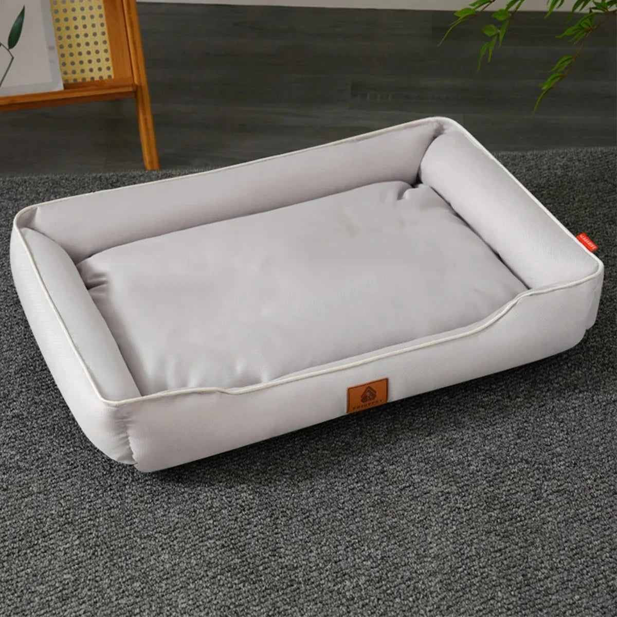 Cama Pet Impermeável 4 Estações com Bordas Altas e Base Resistente