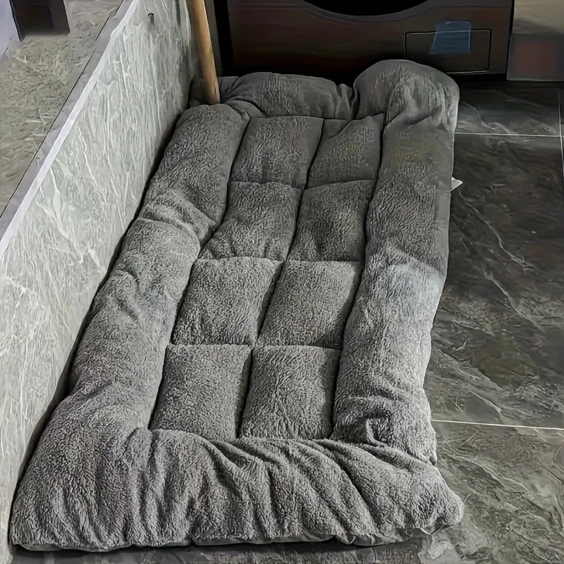 Cama Pet Colchão Acolchoado Grande com Base Espessa e Bordas Baixas
